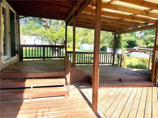 177 1150th St, Humboldt, KS 66748 - view of deck