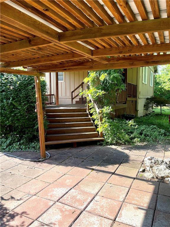 177 1150th St, Humboldt, KS 66748 - view of patio / terrace featuring stairway