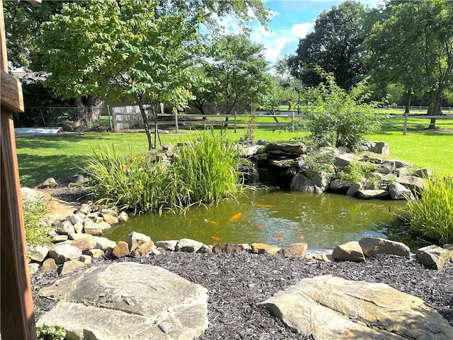 177 1150th St, Humboldt, KS 66748 - view of yard with a small pond
