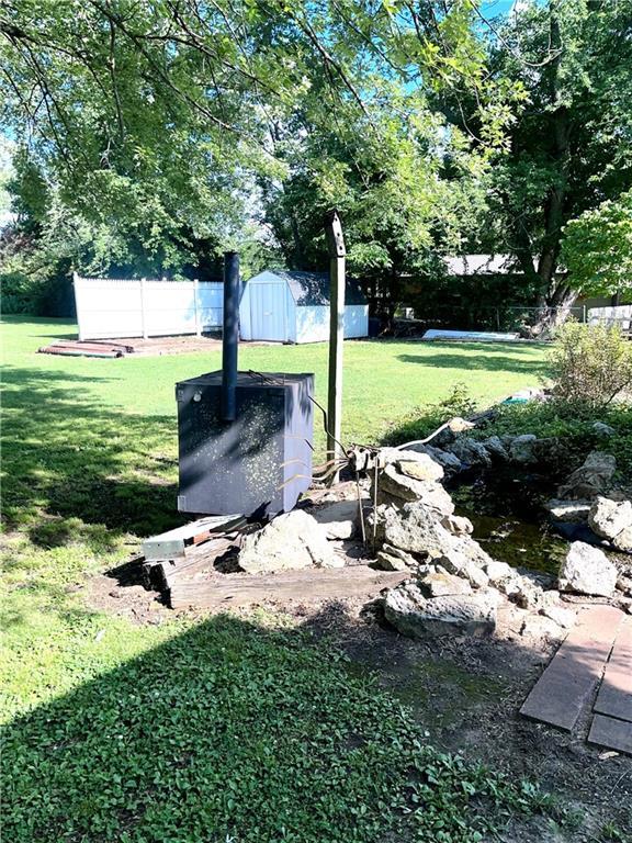 177 1150th St, Humboldt, KS 66748 - view of yard featuring a storage unit