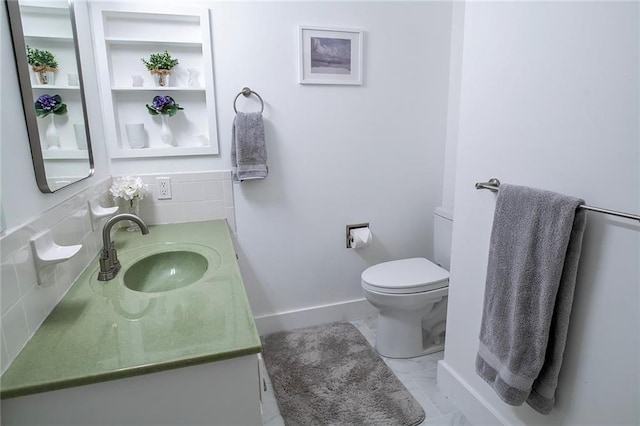 2439 Jasu Dr, Lawrence, KS 66046 - bathroom with vanity and marble finish flooring