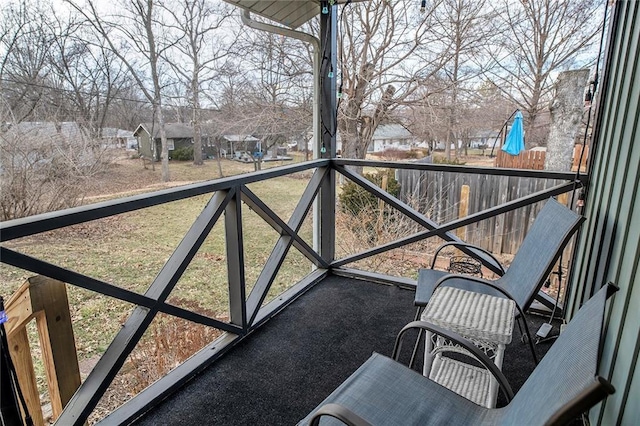 2439 Jasu Dr, Lawrence, KS 66046 - balcony with a residential view