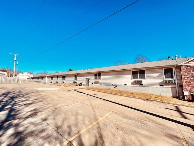 view of rear view of property