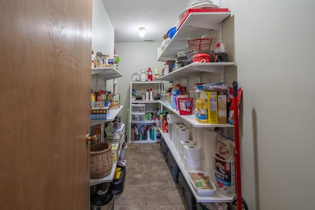 view of pantry