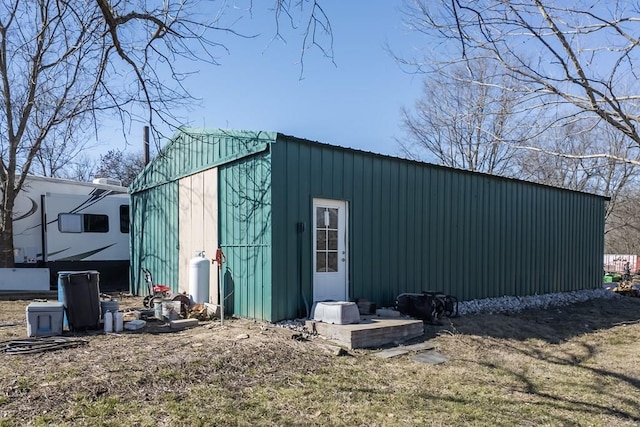 view of shed / structure