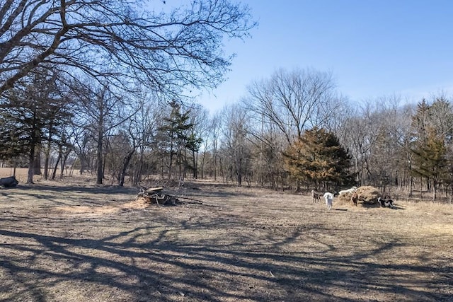 exterior space featuring a rural view