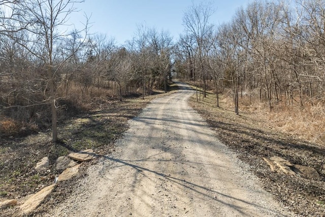 view of road