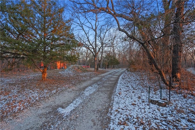 view of road