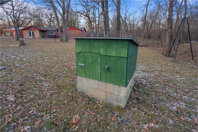 view of outdoor structure