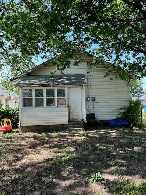 view of rear view of house