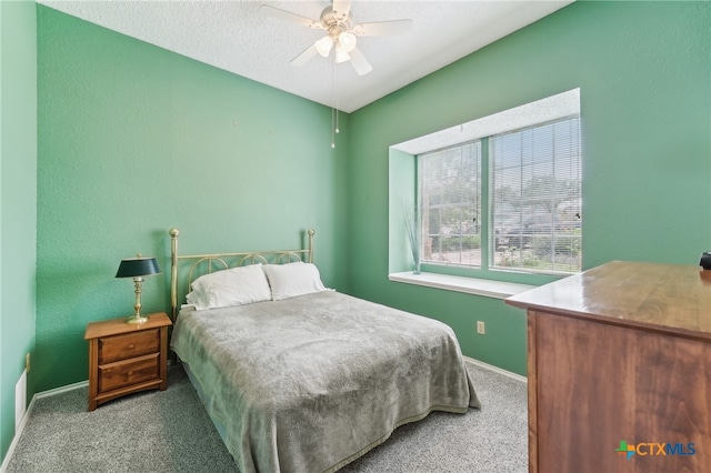 8302 Dove Valley Cv, Austin, TX 78729 - bedroom featuring carpet, baseboards, and ceiling fan