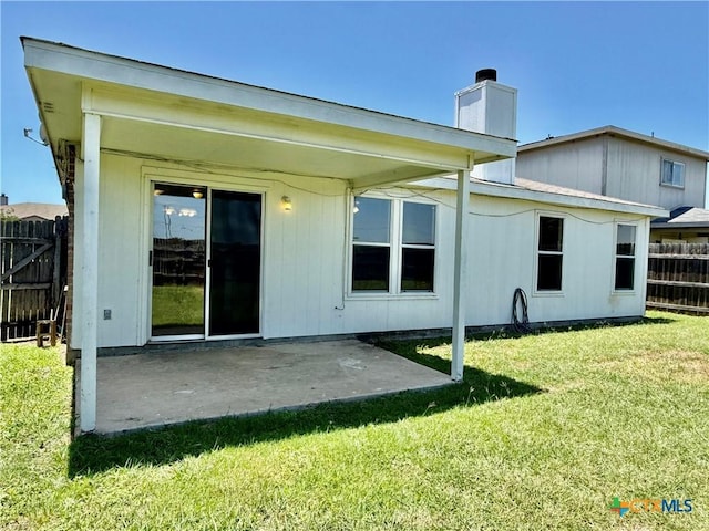 3807 Sunflower Dr, Killeen, TX 76542 - back of house featuring a chimney and a patio area