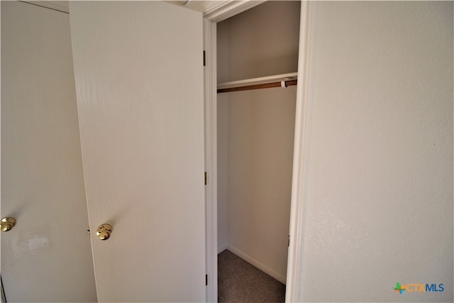 view of closet