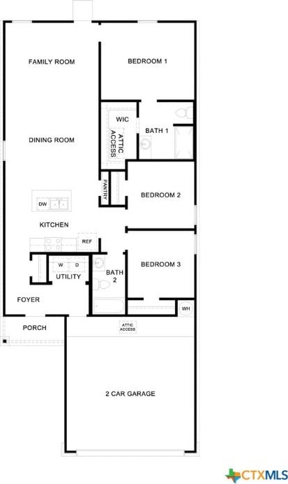 1034 Bold Run, Seguin, TX 78155 - view of property floor plan
