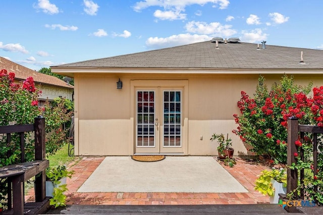 2075 Sungate Dr, New Braunfels, TX 78130 - back of property with a patio and french doors