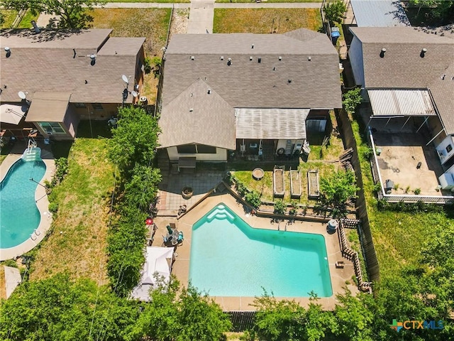 612 S 1st St, Copperas Cove, TX 76522 - drone / aerial view of a pool area