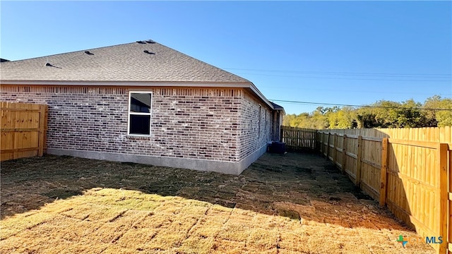 view of side of property