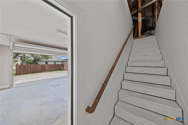 3631 Morgan Mill Rd, Kempner, TX 76539 - staircase with concrete flooring