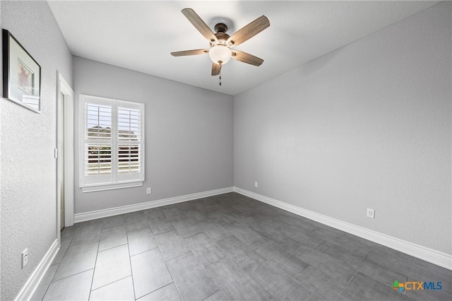 3631 Morgan Mill Rd, Kempner, TX 76539 - empty room featuring ceiling fan and baseboards