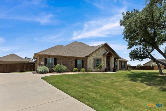 3631 Morgan Mill Rd, Kempner, TX 76539 - view of front facade featuring brick siding and stone siding