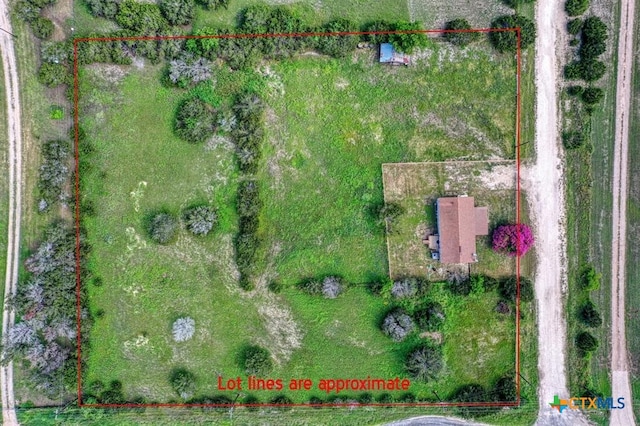 51 Private Road 901, Florence, TX 76527 - aerial overview of property's location featuring property boundaries highlighted