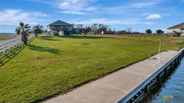 314 Windswept Dr, Port Lavaca, TX 77979 - view of yard with a water view and a view of rural / pastoral area