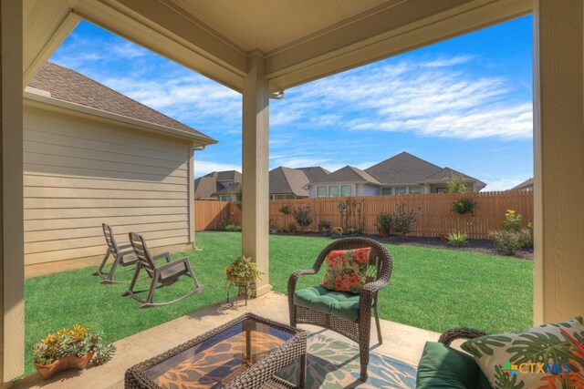 view of patio