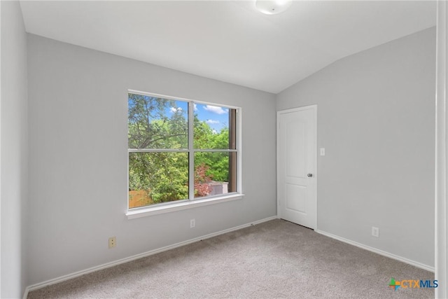 9538 Beau Brg, San Antonio, TX 78254 - unfurnished room with vaulted ceiling and carpet