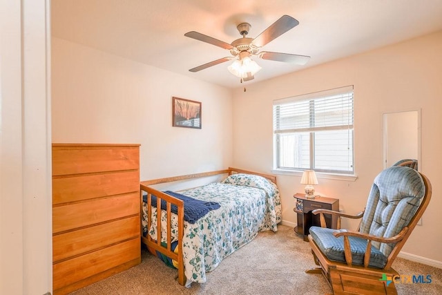 5821 Worthing Dr, Temple, TX 76502 - bedroom featuring carpet floors and ceiling fan