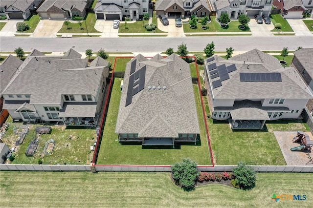 19500 Chayton Cir, Pflugerville, TX 78660 - aerial perspective of suburban area with property boundaries highlighted