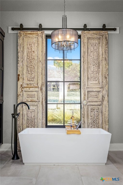 bathroom with a bathtub