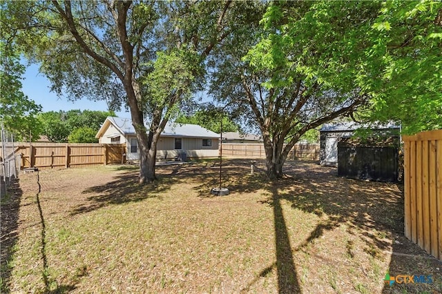 226 Gruene Rd, New Braunfels, TX 78130 - view of yard with a fenced backyard