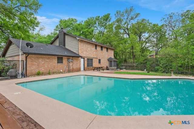 102 Elm Dr, Belton, TX 76513 - view of swimming pool with fence, a fenced in pool, and a patio area