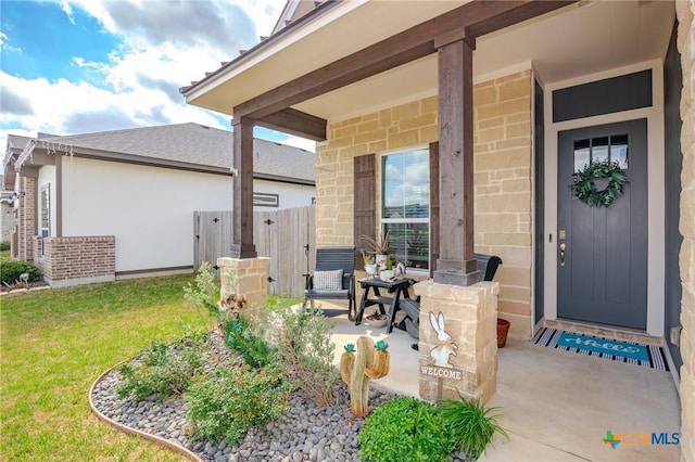 111 Dripping Spg, Victoria, TX 77904 - property entrance featuring a porch