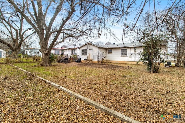 view of rear view of house