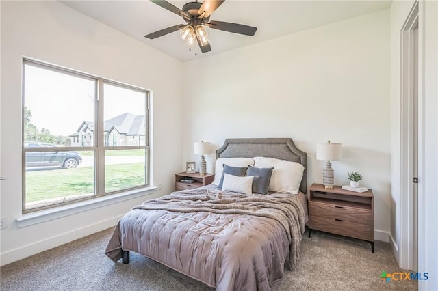 1586 Bosque Lago Dr, Belton, TX 76513 - carpeted bedroom featuring baseboards and ceiling fan