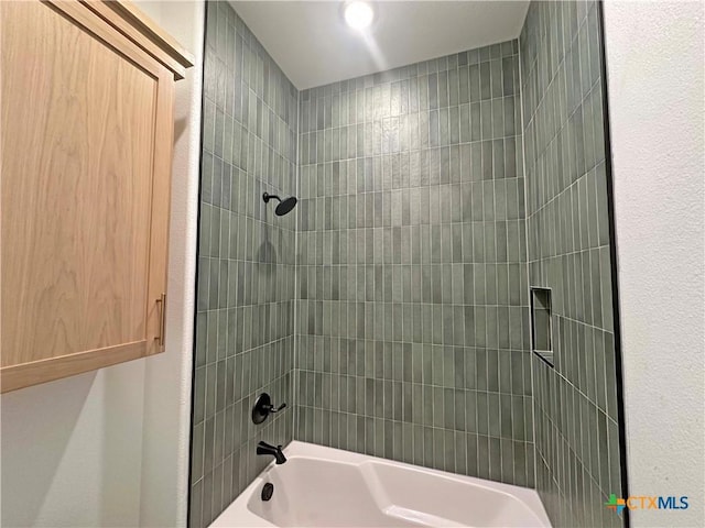 full bath featuring shower / bathing tub combination