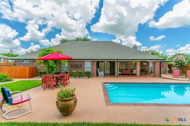 1306 Falcon Trl, Copperas Cove, TX 76522 - view of swimming pool with a patio