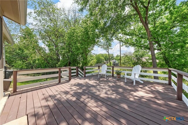 4130 Cripple Creek Dr, Temple, TX 76502 - view of wooden deck