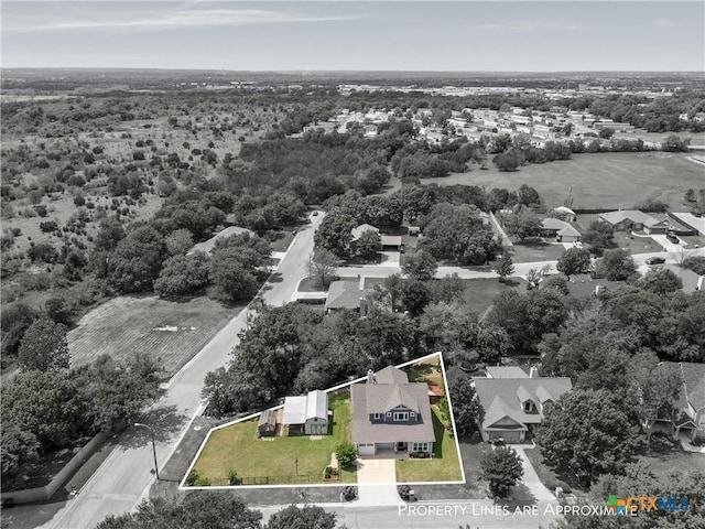4130 Cripple Creek Dr, Temple, TX 76502 - bird's eye view with a residential view