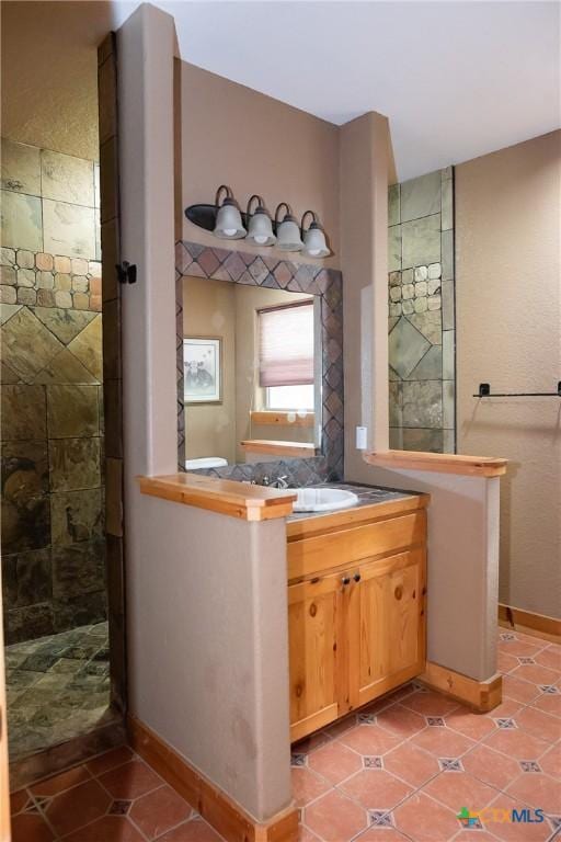 211 Cambridge Dr, New Braunfels, TX 78132 - full bath featuring tile patterned floors, walk in shower, and baseboards