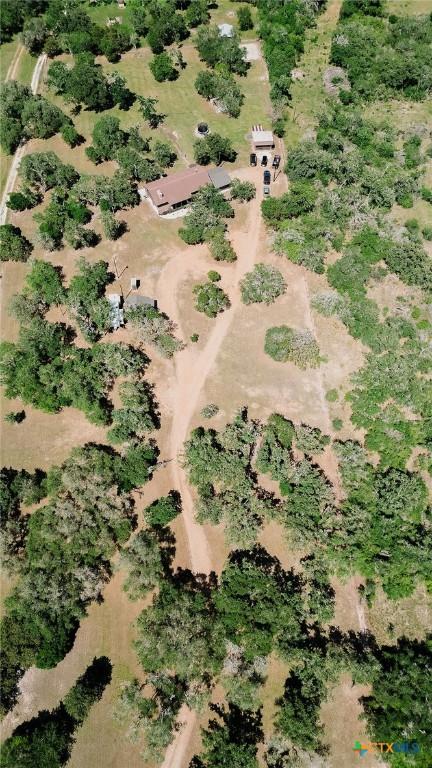 bird's eye view featuring a rural view