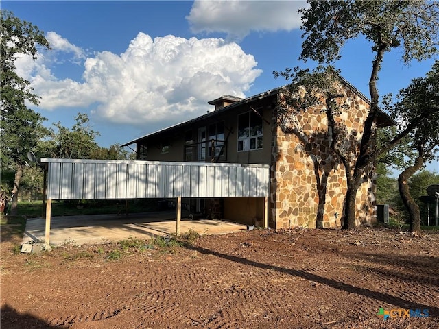 184 Guadalupe Hills Ln, Seguin, TX 78155 - view of home's exterior featuring stone siding