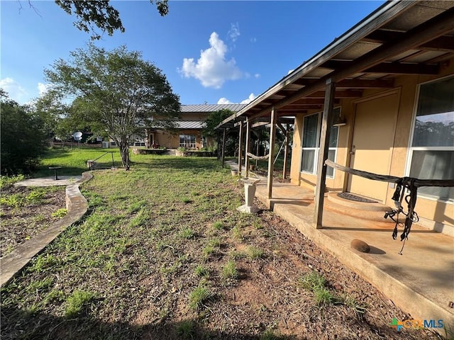 184 Guadalupe Hills Ln, Seguin, TX 78155 - view of green lawn featuring a patio area