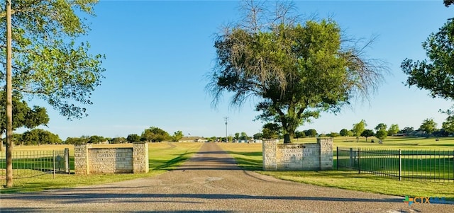 view of road