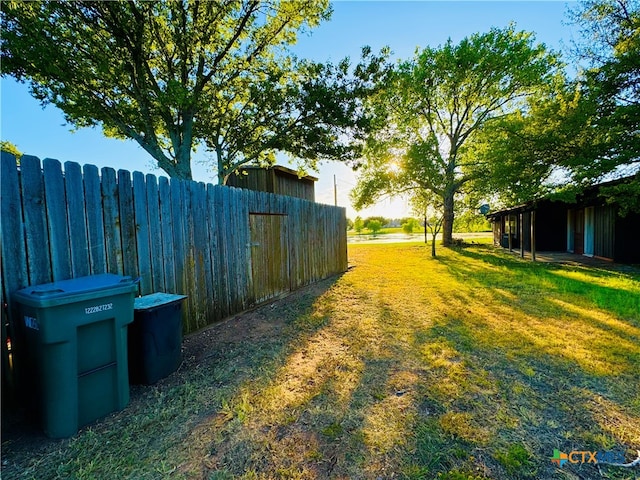 view of yard