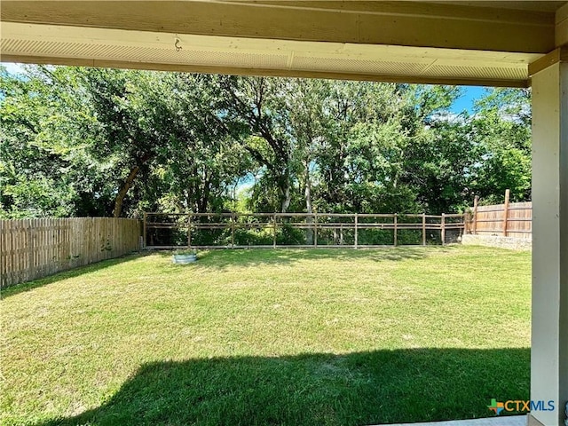 4208 Brookhaven Dr, Temple, TX 76504 - fenced backyard with view of scattered trees