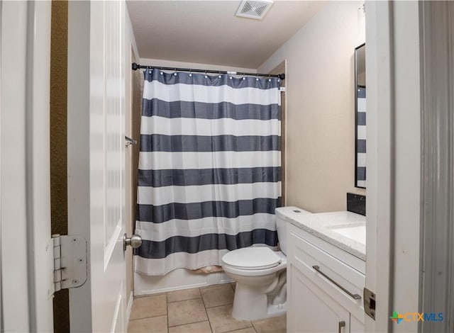 4208 Brookhaven Dr, Temple, TX 76504 - full bath with tile patterned floors, vanity, and curtained shower