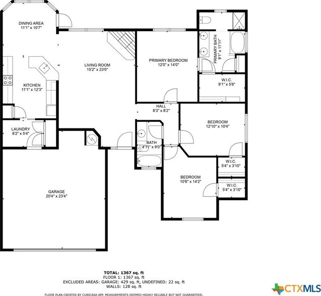 7531 Amber Meadow Loop, Temple, TX 76502 - view of home floor plan