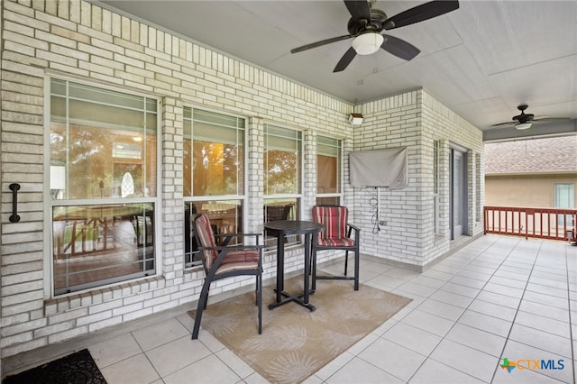 460 Shayla Ln, Canyon Lake, TX 78133 - view of patio with ceiling fan
